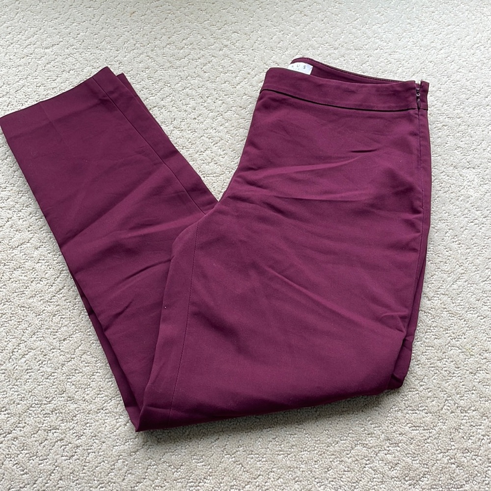 Chaus maroon pants women 4